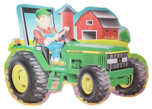 cartoon_tractor_rectangle_sticker