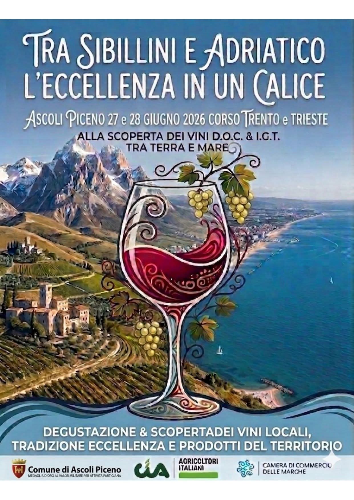 Ad Ascoli Piceno due giorni dedicati alla cultura del vino: tra degustazioni, territorio e innovazione