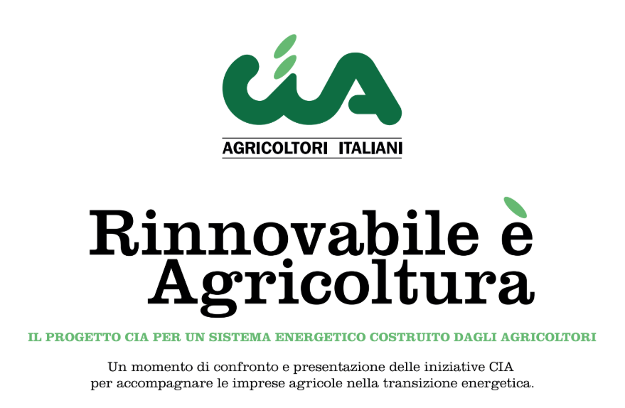 Cia Marche: “Rinnovabile è Agricoltura”, gli agricoltori protagonisti della transizione energetica