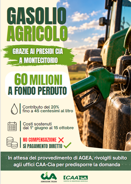 Cia Marche: Sostegno carburanti agricoli, un passo avanti… ma la tempistica stona! Serve strategia duratura